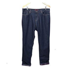 Realtree Womens Flannel Lined Jeans Size 12 Stretch Cotton Denim Outdoor